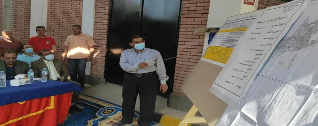 مشروع صرف صحى جزيرة الحجر مركز الشهداء